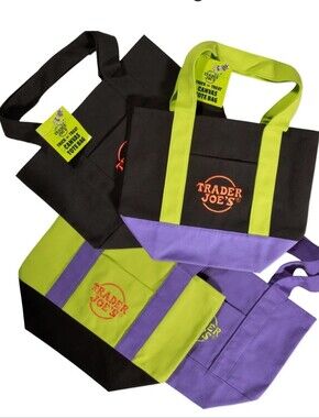 Trader Joe's Trick-or-Treat Mini Canvas Totes - Pick 1